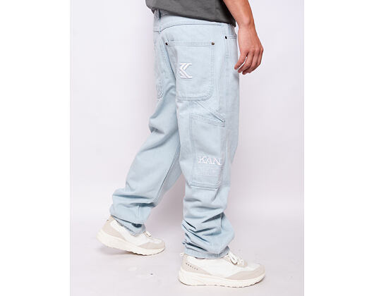 Hose Karl Kani - Retro Baggy Workwear Denim bleached blue