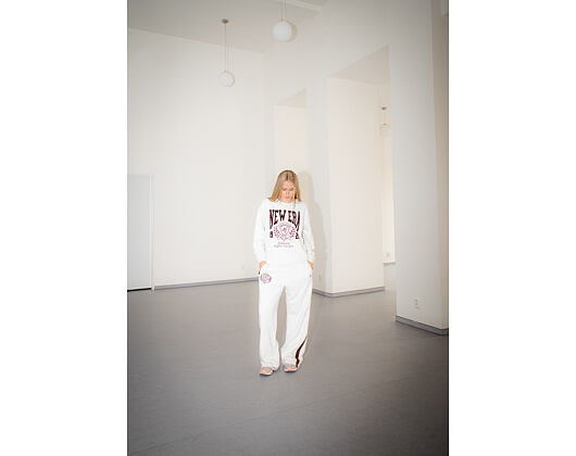 Damen Pullover New Era - Crest Crewneck - Heather Grey