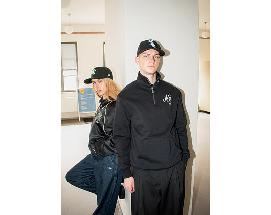 Pullover New Era - Lifestyle Quarter Zip - Black