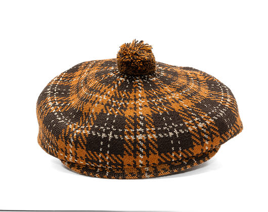 Kangol - New Heritage Flat Cap - Espresso Check