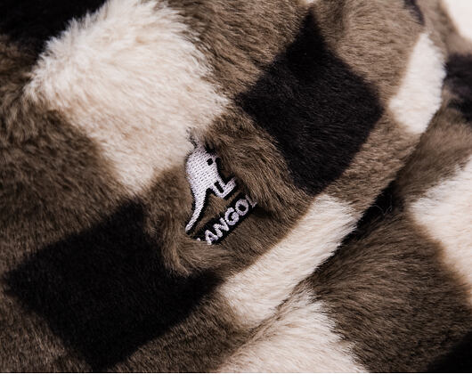 Kangol - Faux Fur Bucket - Black Check