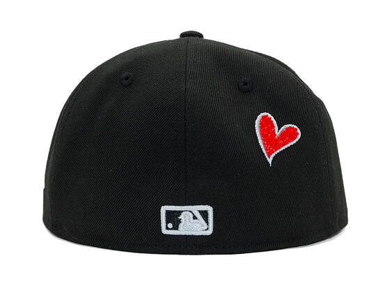 Kappe New Era - MLB Team Heart 59FIFTY - NY Yankees - Black / Scarlet