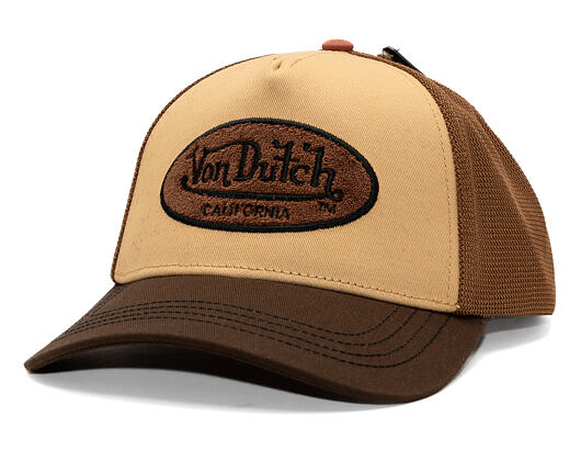 Kappe Von Dutch - Trucker - Terry Logo - Brown/Beige