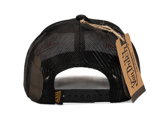 Kappe Von Dutch - Trucker - Live Fast - Schwarz/Schwarz