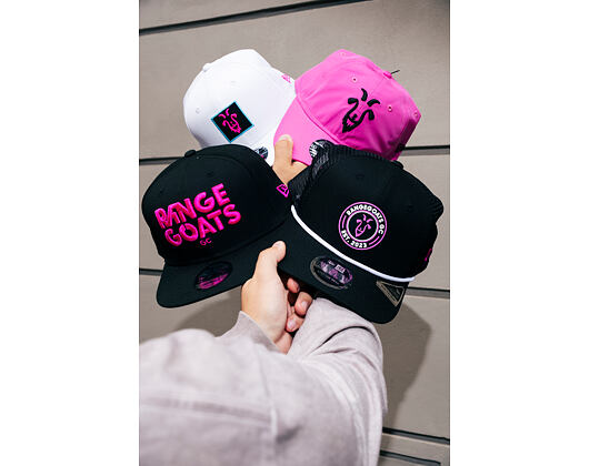 Basecap New Era - LIV Golf 9SEVENTY Trucker - Range Goats - Black