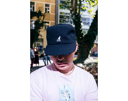 Kangol - Wool Adj Links Cap - Black