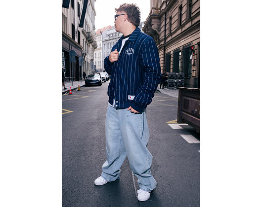 Jacke Karl Kani - Kani Pinstripes Wool Jacket - Blue