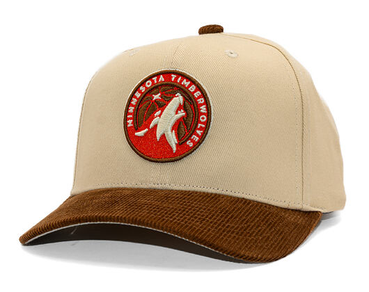Kappe Mitchell & Ness - Tawny Pro Crown - Minnesota Timberwolves - Sand/Brown