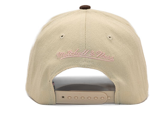 Kappe Mitchell & Ness - Blush Sand Classic Red - New York Knicks - Sand/Brown