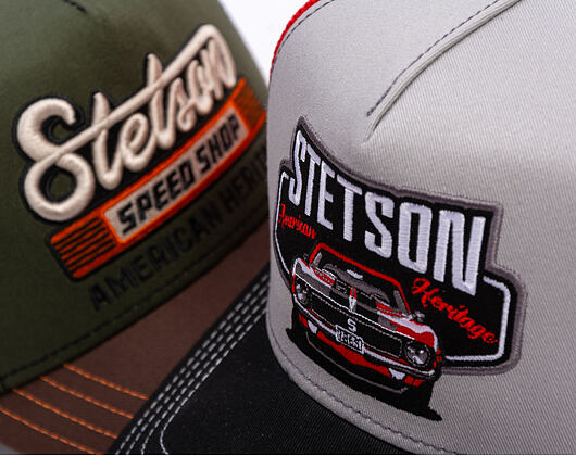 Kappe Stetson - Trucker Cap Garage American Heritage - Black/Grey