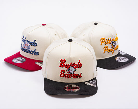 Basecap New Era - NHL Chainstitch 9FIFTY A-Frame - Buffalo Sabres - Chrome White