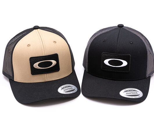 Kappe Oakley - O Original Patch Trucker - Black/Forged Iron