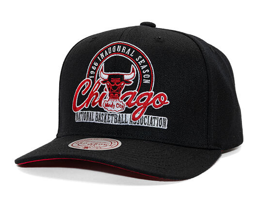 Kappe Mitchell & Ness - NBA Inaugural Team Pro Crown - Chicago Bulls - Black