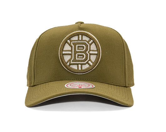 Kappe Mitchell & Ness - NHL Fashion Basic Pro - Boston Bruins - Olive
