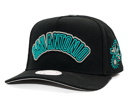 Kappe Mitchell & Ness - NBA Class Act Pro HWC - San Antonio Spurs - Black