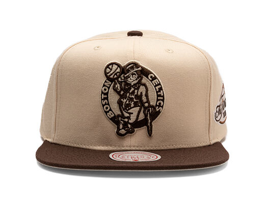 Kappe Mitchell & Ness - NBA Fashion Basic 2T Snapback - Boston Celtics - Cream