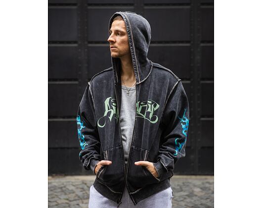 Pullover Rip N Dip - Squabble Up Hoodie - Black Vintage Wash