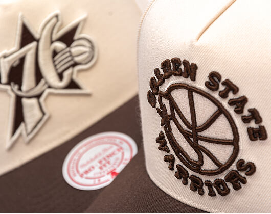 Kappe Mitchell & Ness - NBA Fashion Basic 2T Pro - Golden State Warriors - Cream