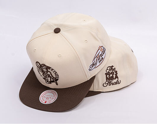 Kappe Mitchell & Ness - NBA Fashion Basic 2T Snapback - Boston Celtics - Cream