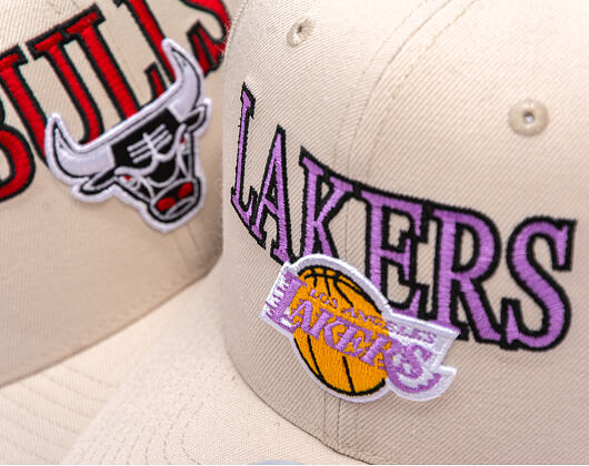 Kappe Mitchell & Ness - NBA Team Name Pro Crown - Los Angeles Lakers - Bone