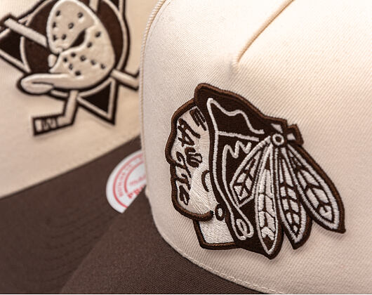 Kappe Mitchell & Ness - NHL Fashion Basic 2T Pro Vntg - Chicago Blackhawks - Cream