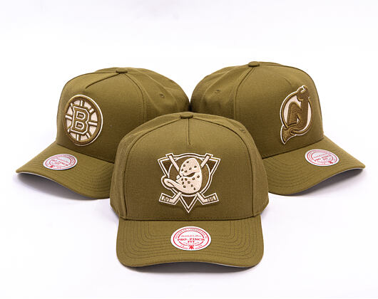 Kappe Mitchell & Ness - NHL Fashion Basic Pro Vntg - Anaheim Ducks - Olive