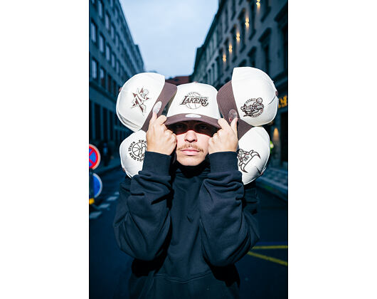 Kappe Mitchell & Ness - NBA Fashion Basic 2T Pro - LA Lakers - Cream