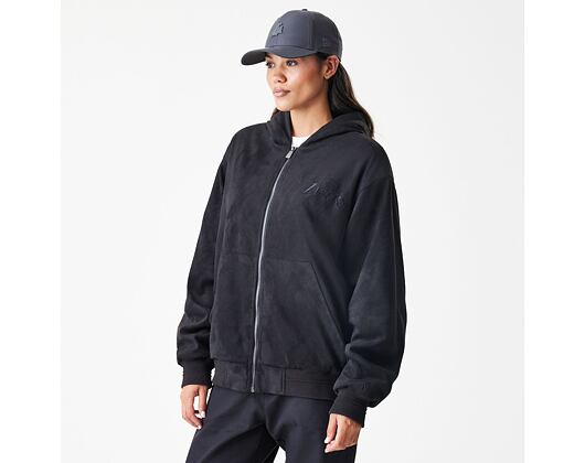 Jacke New Era - NBA Suede Hooded Jacket - LA LAkers - Black