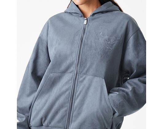 Jacke New Era - NBA Suede Hooded Jacket - Chicago Bulls - Grape