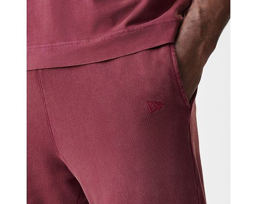 Hose New Era - Branded Washed Straight Sweatpants - Burgundy