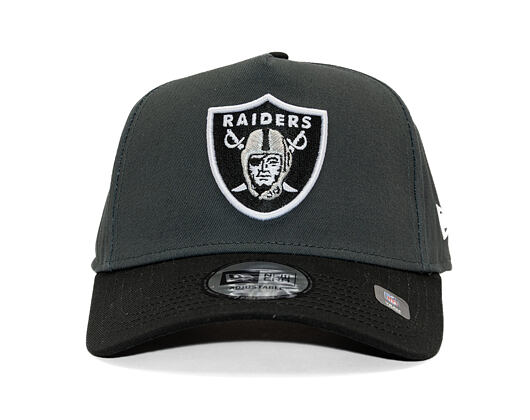 Kappe New Era - NFL Charcoal Drop 9FORTY A-Frame - LAs Vegas Raiders - Steel Clouds / Black