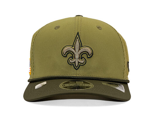 Kappe New Era - NFL25 "Salute to Service" - 9SEVENTY Stretch-Snap - New Orleans Saints 