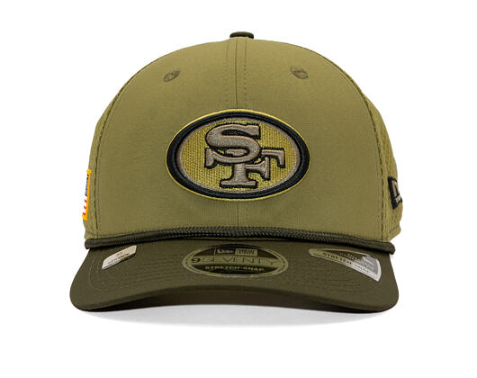 Kappe New Era - NFL25 "Salute to Service" - 9SEVENTY Stretch-Snap - San Francisco 49ers 