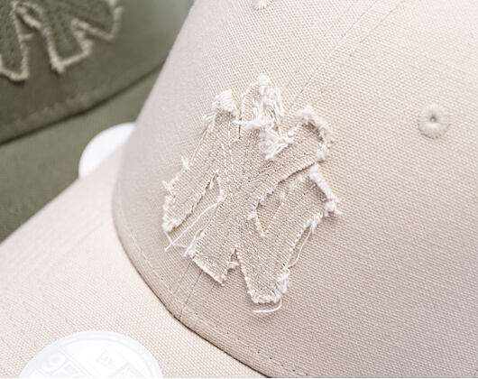 Damen Kappe New Era - MLB Distressed 9FORTY - NY Yankees - Stone