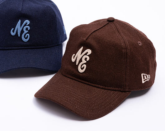 Kappe New Era - Branded Melton Wool 9TWENTY - Brown