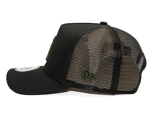 Kappe New Era - MLB Essential 9FORTY Trucker - NY Yankees - Black / Rifle Green