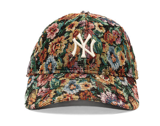 Damen Kappe New Era - MLB Womens Floral 9TWENTY - NY Yankees - Black / Cream