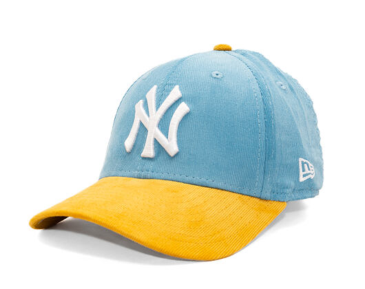 Kinder Kappe New Era - MLB Kids Cord 9FORTY - NY Yankees - Blue Foam / Yellow