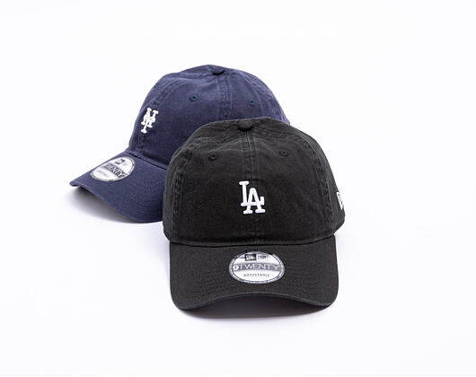 Kappe New Era - MLB Washed Mini Logo 9TWENTY - LA Dodgers - Black