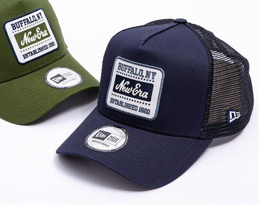 Kappe New Era - Branded Patch Trucker 9FORTY Trucker - Navy