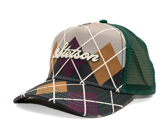 Kappe Stetson - Trucker Cap Argyle