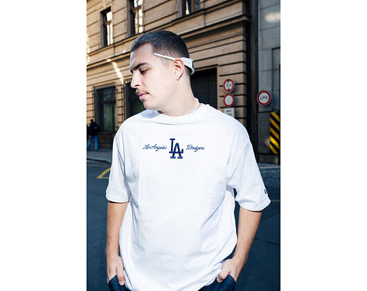 T-Shirt New Era - MLB Graphic Oversized Tee - LA Dodgers - White