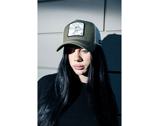 Kappe Capslab - Trucker Looney Tunes - Bugs Bunny - Olive / White