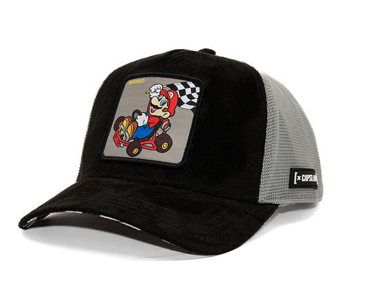 Kappe Capslab Trucker Premium Mario Kart X Capslab Black/Stone