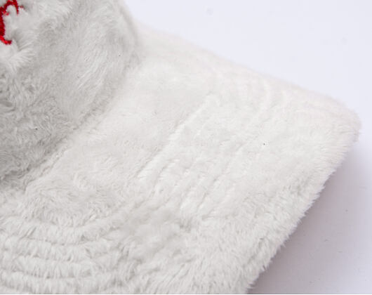 Cap Reflection Luxury Fuzzy Trucker - Oats red