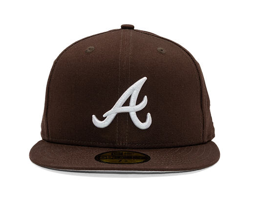 Kappe New Era - MLB Seasonal 59FIFTY - Atlanta Braves - Burnt Wood - Brown