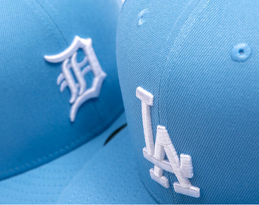 Kappe New Era - MLB Seasonal 59FIFTY - LA Dodgers - Sky Blue / Pink UV