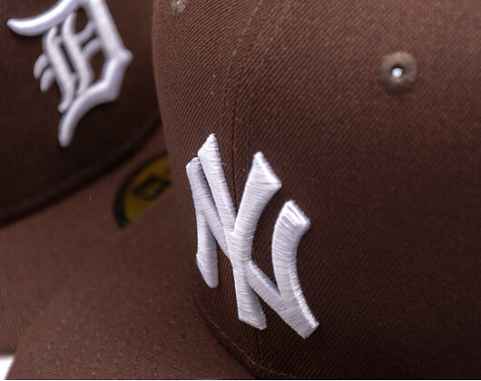 Kappe New Era - MLB Seasonal 59FIFTY - NY Yankees - Burnt Wood - Brown
