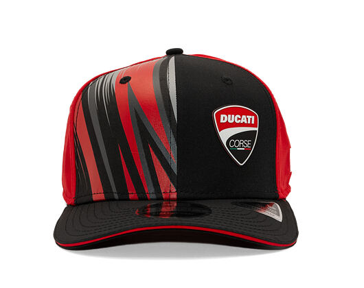Kappe New Era - Ducati Motor Print 9SEVENTY Stretch-Snap - Black