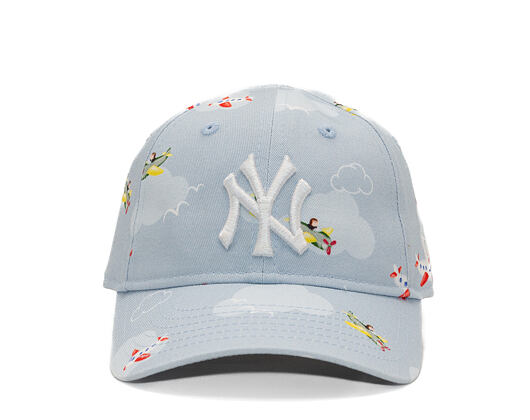 Kinder Kappe New Era - MLB Plane All Over 9FORTY - NY Yankees - Sky Blue